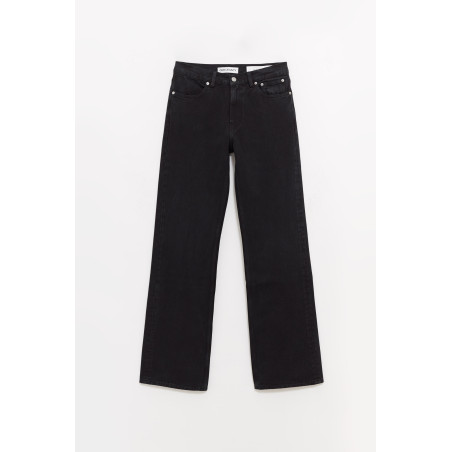 OUR LEGACY OVERDYED HIGHWAY BLACK CARLSON CUT JEANS